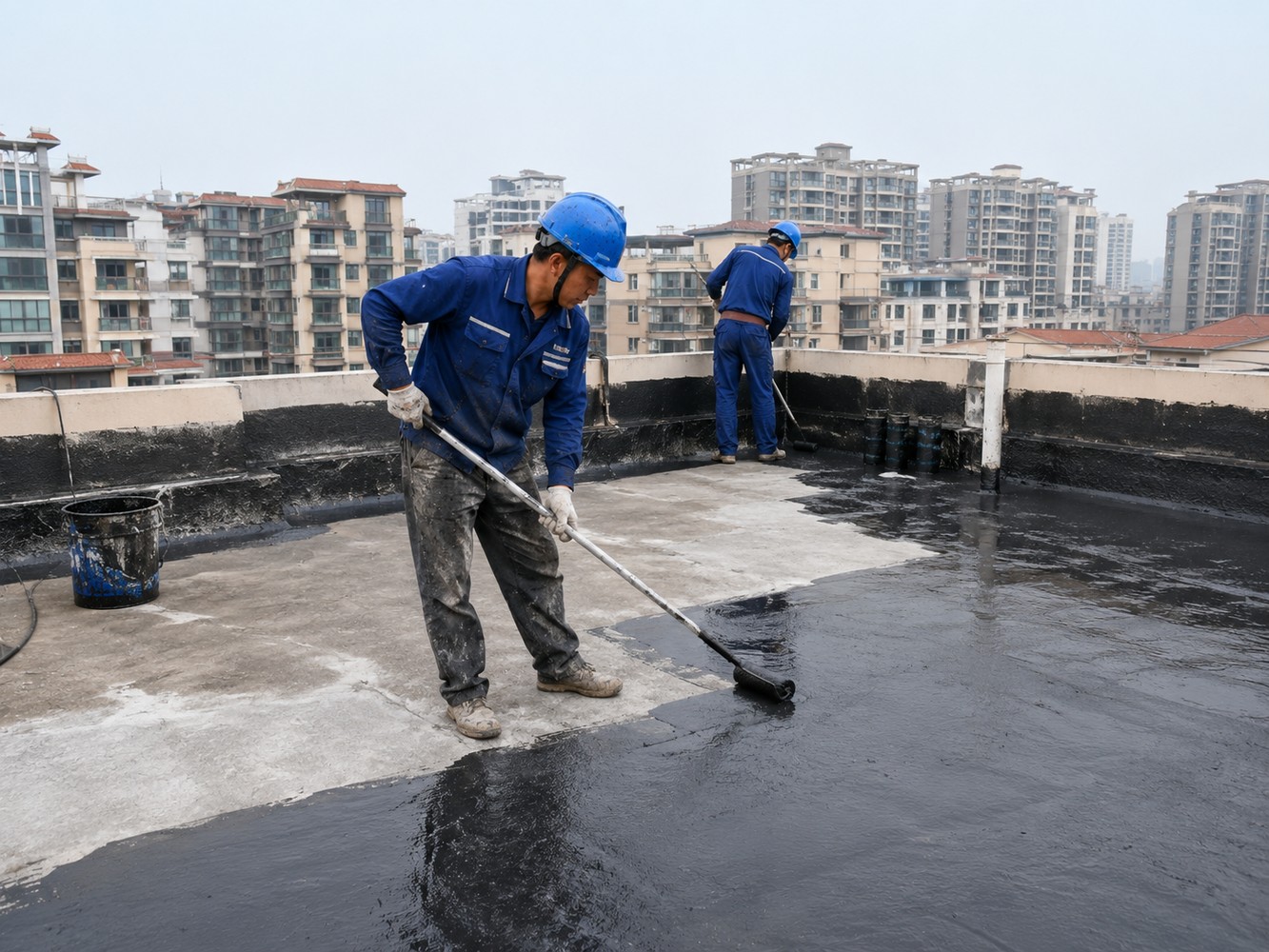 广州番禺 · 祈福新邨屋顶防水翻新案例
